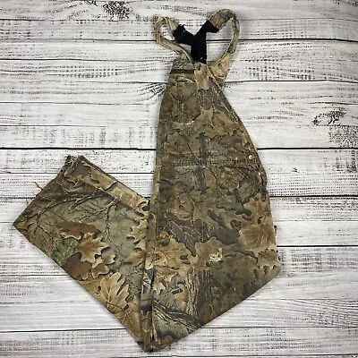 VTG Walls Mens 48x29 Realtree Advantage Camo Uninsulated Carpenter Overalls • $37.95