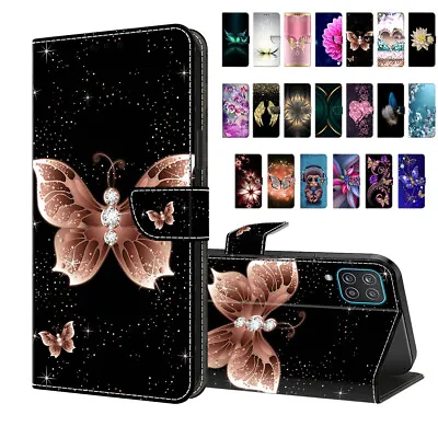 For Samsung Galaxy A3 A5 A7 A8 S6 7 Patterned Flip Wallet Stand Phone Cover Case • $13.45