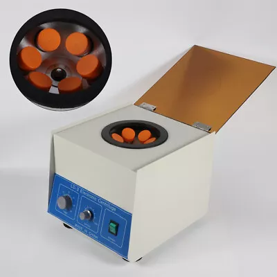 Large Capacity Electric Centrifuge 6x50ml Lab Benchtop Centrifuge With Timer • $149.50