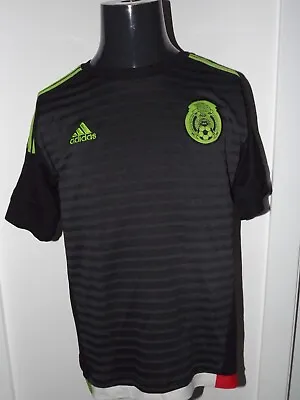 2015-16 Mexico Football Home Adidas (M) Shirt Jersey Maillot Camiseta Maglia • £21.59