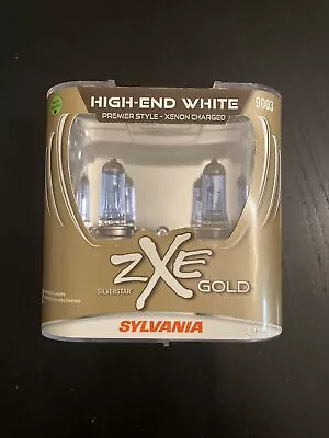 Sylvania Silverstar ZXe Gold 9003 Pair Set 9003SZG.PB2 Headlight Bulbs NEW • $27.99