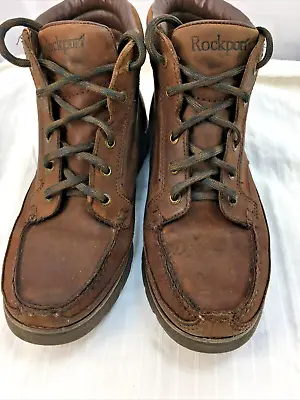 Vintage Rockport ValverdeII Boots Mens SZ 9M Leather Gore-tex Waterproof Vibram • $32.20