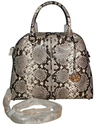 🌞michael Kors Uptown Astor Stud Large Satchel Bag Snake Embossed Leather🌺nwt! • $269.99