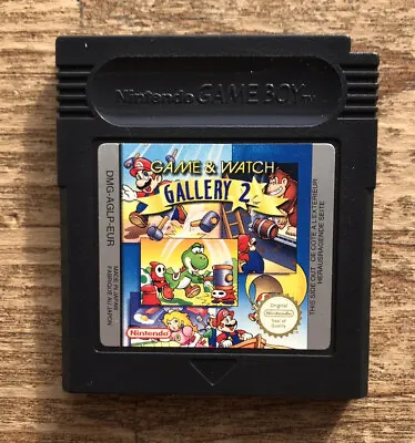 Game & Watch Gallery 2 Nintendo Gameboy Color Advance Game GENUINE! • £9.89