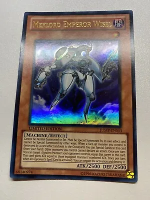Yugioh Meklord Emperor Wisel Ultra Rare Limited Edition JUMP-EN053 HP • $2