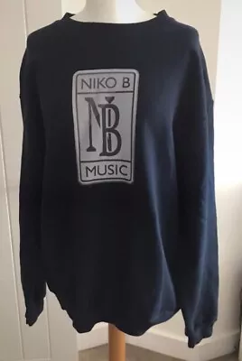 Niko B Sweater Jumper Sweatshirt Rap Hip Hop Merch Pullover Size Medium Bellic • £19.75