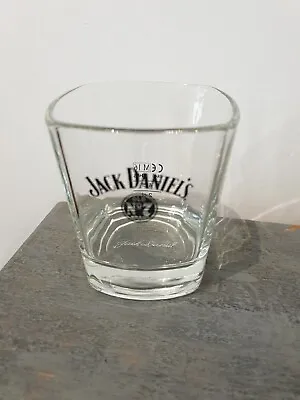 Jack Daniels Old No.7 Bourbon Whiskey Glass Tumbler Cup ~3.5  Shotglass Shooter • £4.99