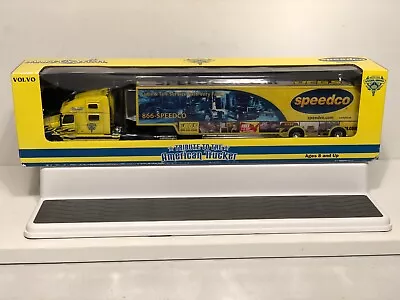 SpecCast 1/64 SpeedCo Racing Hauler Volvo 770 Tractor Trailer 53' MINT #113243 • $95