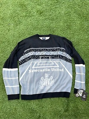 £44.99 • Buy Official Newcastle United FC Knitted Christmas Jumper Light Up Size XXL BNWT