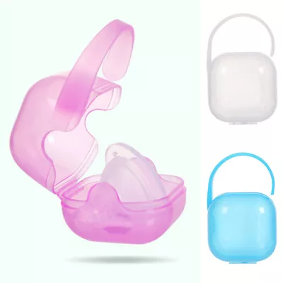 Soother Pacifier Case Dummy Storage Case Cover Pacifier Box Holder Safety Infa ^ • $5.61