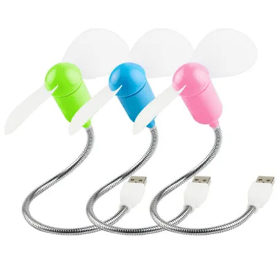 $6.99 • Buy Portable Flexible USB Mini Cooling Fan Cooler For Laptop Desktop PC Computer