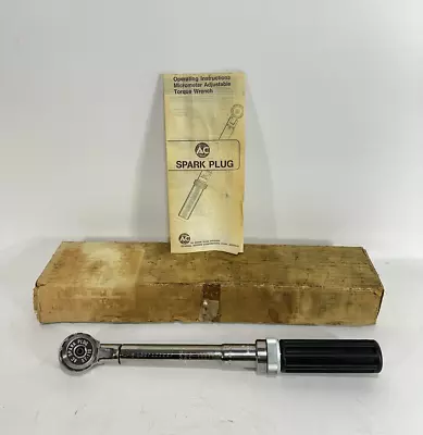 Vintage AC Spark Plug ST-110 ~ Micrometer Adjustable Torque Wrench ~ NOS • $149.89