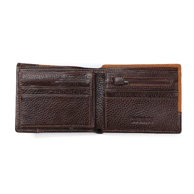 $8.70 • Buy 1pc Vintage Stitching Short Flip Purse Card Cases Money Clips With Zipper Pocket