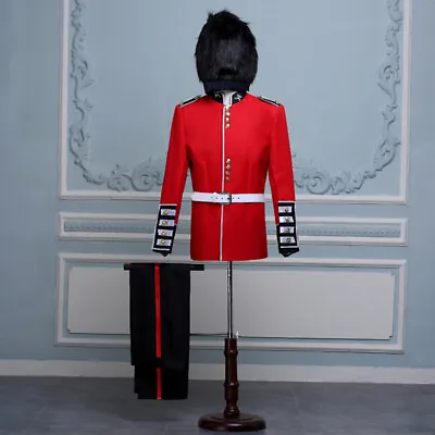 £70.90 • Buy British Uniform Royal Guard Soldier Costume Mens Fancy Dress Grenadier Tunic