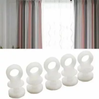 50PCS Curtain Accessories Curtain Track Plastic Roman Button  Motorhome Caravan • $12.54