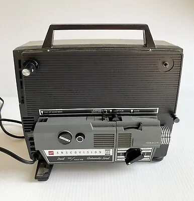 Vintage GAF ANSCOVISION 588 Dual Automatic Load Projector - 8mm / Super 8mm READ • $39.95