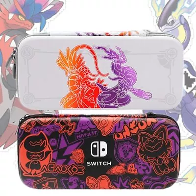 Scarlet And Violet Carrying Case For Nintendo Switch/OLED Waterproof Shell Cover • $26.99