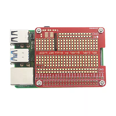 40-Pin GPIO Extension Board Module Proto HAT Shield For Raspberry Pi 3B/3B+/4B • $6.66