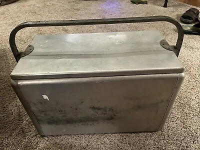 Vintage Aluminum Ice Chest Cooler • $45