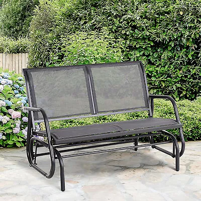 2-Person Outdoor Glider Bench Double Rocking Chair • $114.99