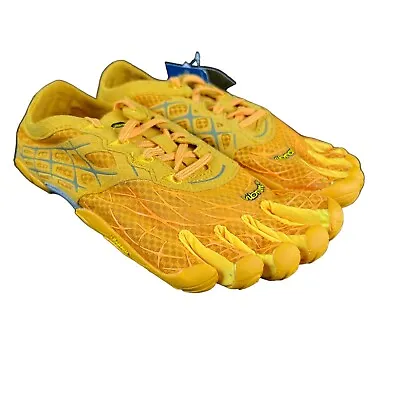 Vibram Fivefinger Seeya LS Orange Grey Running Shoes Women's Sizes 37 - 39 EUR • $39.97