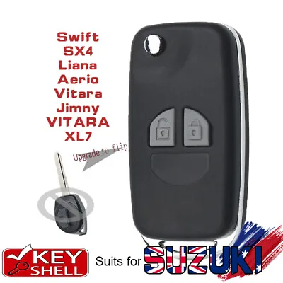 $13.11 • Buy Upgrade Flip Remote Key Shell Case Fob For Suzuki Swift SX4 Liana Aerio Vitara 