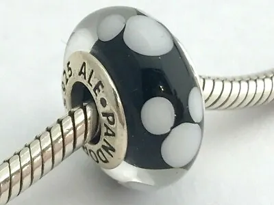 Authentic PANDORA Disney Classic Mickey Mouse Murano Glass Charm 791633 New • $39.99