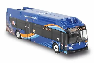 MTA NEW FLYER XCELSIOR TRANSIT ELECTRIC HYBRID BUS 1/87 Scale DARON NY2050 • $27.95