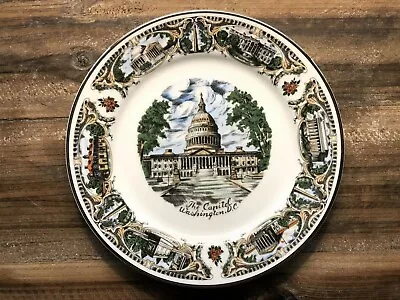 Capsco Products The Capitol Washington DC Collectible Souvenir Plate 7.5  Mosaic • $12