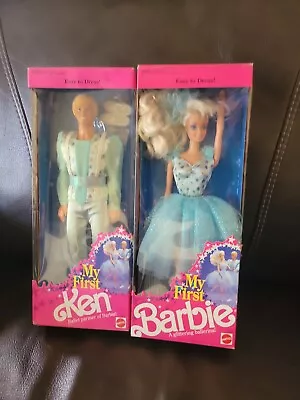 1991  MY FIRST KEN  DOLL BALLET PARTNER OF BARBIE Mattel #3841 RARE Set Of 2 • $61.20