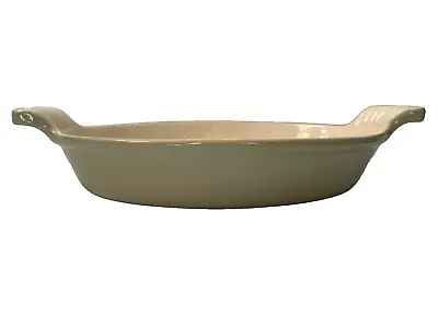 Martha Stewart MSE Avocado Green Enamel Cast Iron Oval Au Gratin Baking Dish Pan • $19.50