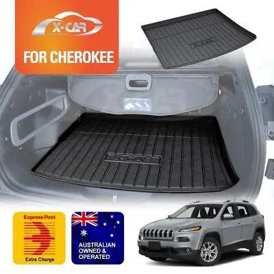 Heavy Duty Cargo Mat Boot Liner Luggage Tray For Jeep Cherokee 2014-2022 • $59.94
