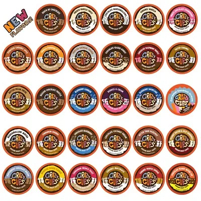 Crazy Cups Flavored Coffee Single Serve Cups For Keurig K Cups Sampler 30-count • $21.99