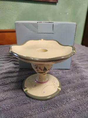 PartyLite Garden Lites Taper Ball Candle Holder EUC Ceramic P8094  • £7.06