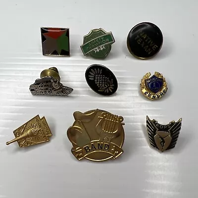 H4 Lot Safety Honor Center Pineapple Train Band KOPS Vintage Retro Enamel Pin • $7.25