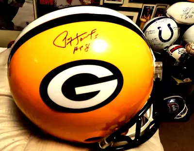 Paul Hornung Autographed Full Size Rep Helmet With LEAF COA • $165