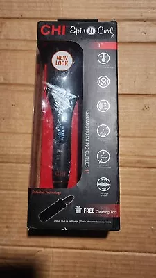 CHI Air Spin N Curl Curling Iron/Wand - Black  Open Box Tested  • $29.99
