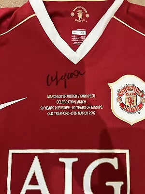Manchester United Signed Shirt - Sir Alex Ferguson • £250