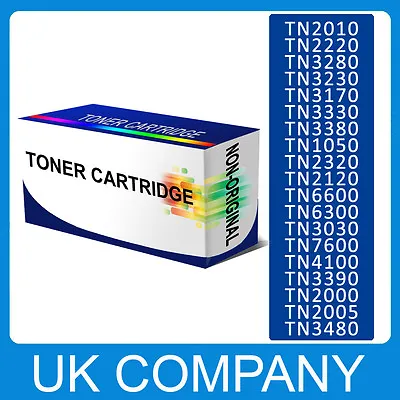£12.70 • Buy Black TONER CARTRIDGE Fits BROTHER TN222 TN2 TN25 TN15 TN232 Etc.