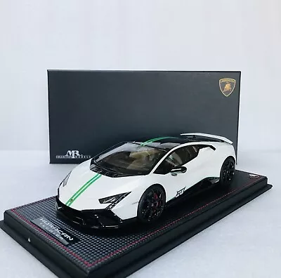 1/18 MR Collection Lamborghini Huracan Tecnica Bianco Asopo Shiny Limited 60 PCs • $545