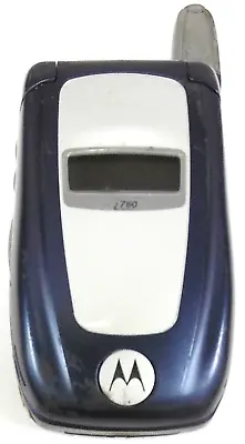 Motorola I Series I760 - Blue And Silver ( Nextel ) Rare IDEN PTT Flip Phone • $42.49