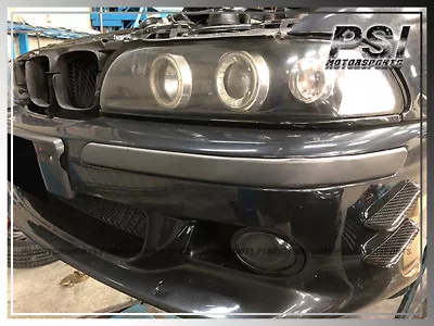 JPM Carbon Fiber Front Bumper Canards Splitter Fins 4pcs For E39 520i 528i M5 • $149.95