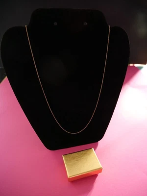£45 • Buy 9ct Gold 20in Hallmarked Lightweight Fine Trace Chain 