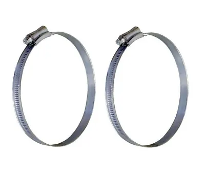 2 X Worm Driven Jubilee Clips Duct Metal Hose Clips / Steel Pipe Clamp • £3.59