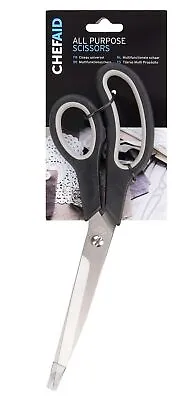 Chef Aid Super Sharp Stainless Steel Scissors All Purpose With Soft Grip Handle • £6.63