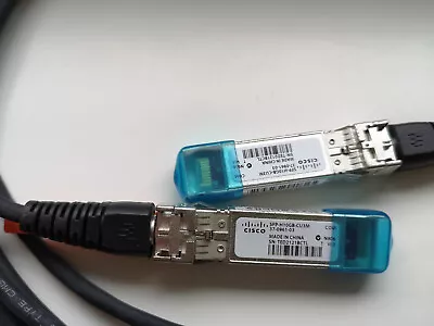 2x Cisco SFP-H10GB-CU3M  10GBASE-CU SFP+ Passive Copper Cable • £20