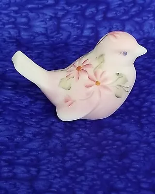 Fenton Pink Burmese Songbird - Hand Painted/Signed (QVC Exclusive-1998) • £62.69