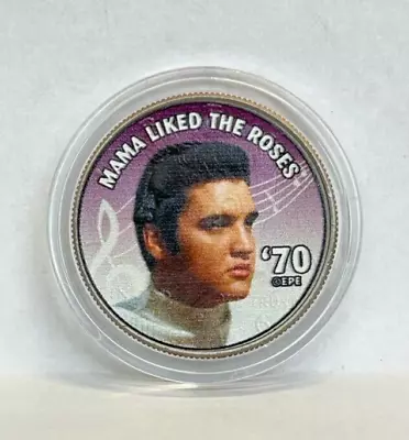 United States - Elvis Presley - Mama Liked The Roses Half Dollar Colorized Coin • $12.85