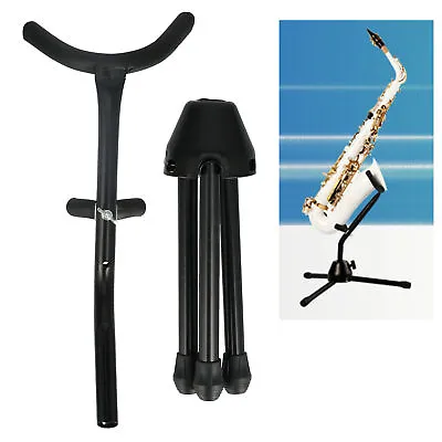 $44.51 • Buy Saxophone Stand Metal Alto Sax Holder Portable Foldable Support Rack ZMN