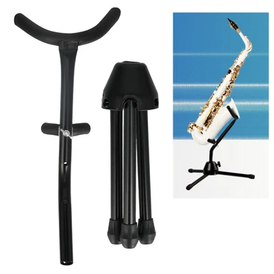 $44.51 • Buy Saxophone Stand Metal Alto Sax Holder Portable Foldable Support Rack ZMN